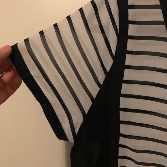 American Eagle Outfitters Dressy Striped Tee - Picture 3 of 7